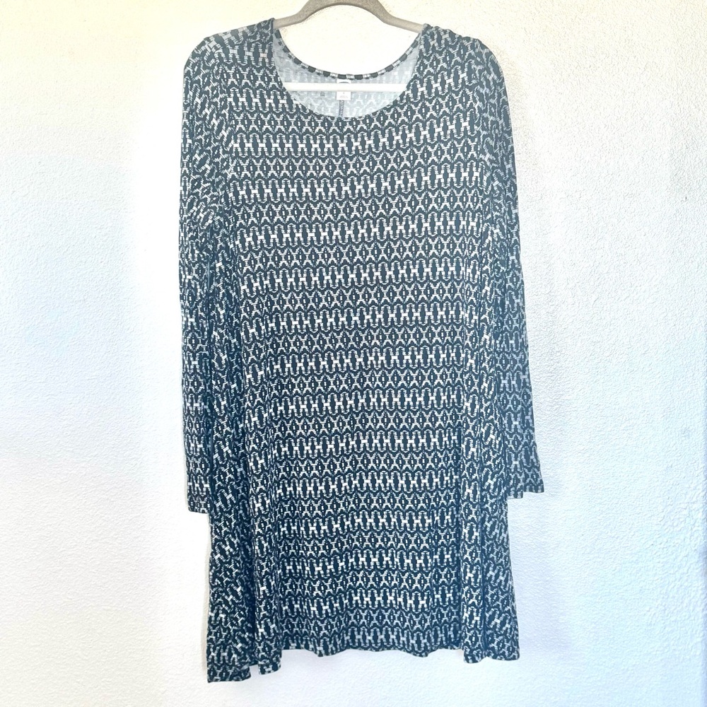 Old Navy Long Sleeve Mini Swing Dress Long Sleeve Size L Large
